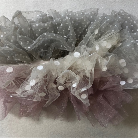 🎈3/$15 0-6 months, Delicate TuTu in Pinks & gray - Picture 6 of 7